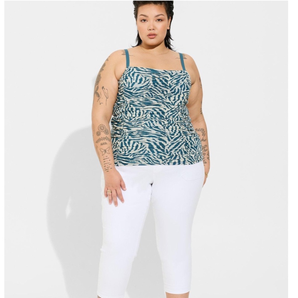 NWT Torrid shirred cami, size 1X - Picture 2 of 8